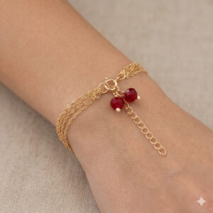 Pulseira Delicada 3 Voltas – Banho Ouro